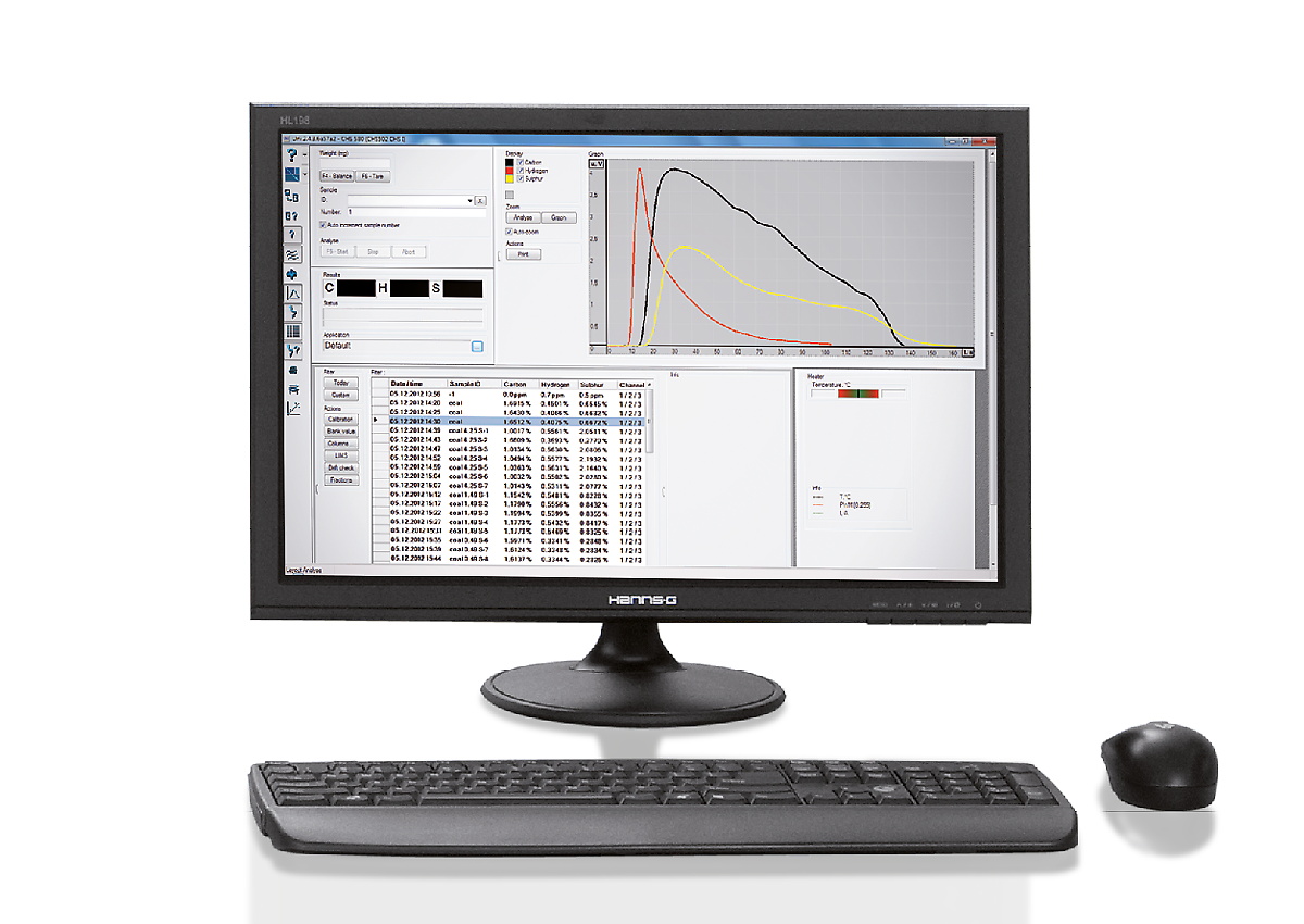 анализатор углерода и серы, CS-580A, элементный анализ, ИК-детекция, сжигание в кислороде, определение C и S, лабораторный анализатор, Eltra GmbH
